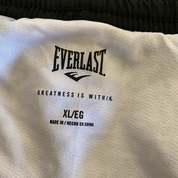EVERLAST Woven Boxing Shorts Side Panel Black/White X-Large Activewear … - Picture 3 of 5